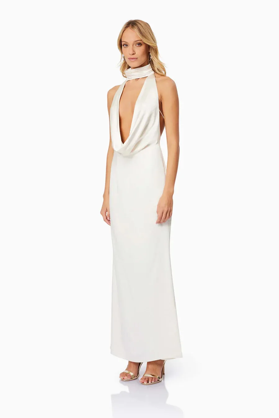 Elliatt Faith Maxi Dress - Cream