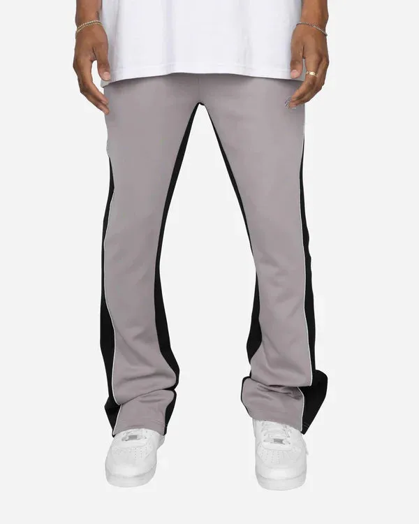 EPTM Piping Flared Track Pants Grey/Black