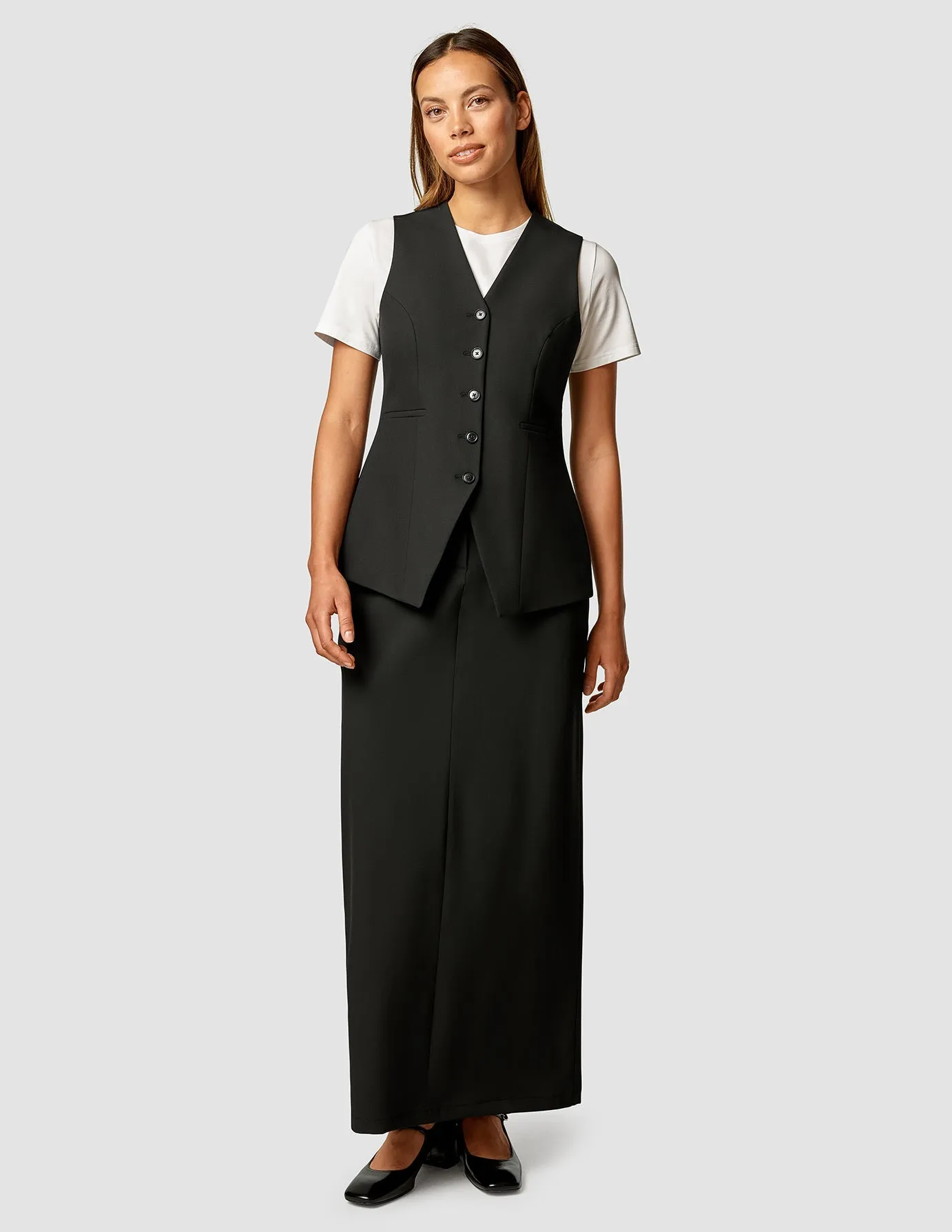 Essential Maxi Skirt Black