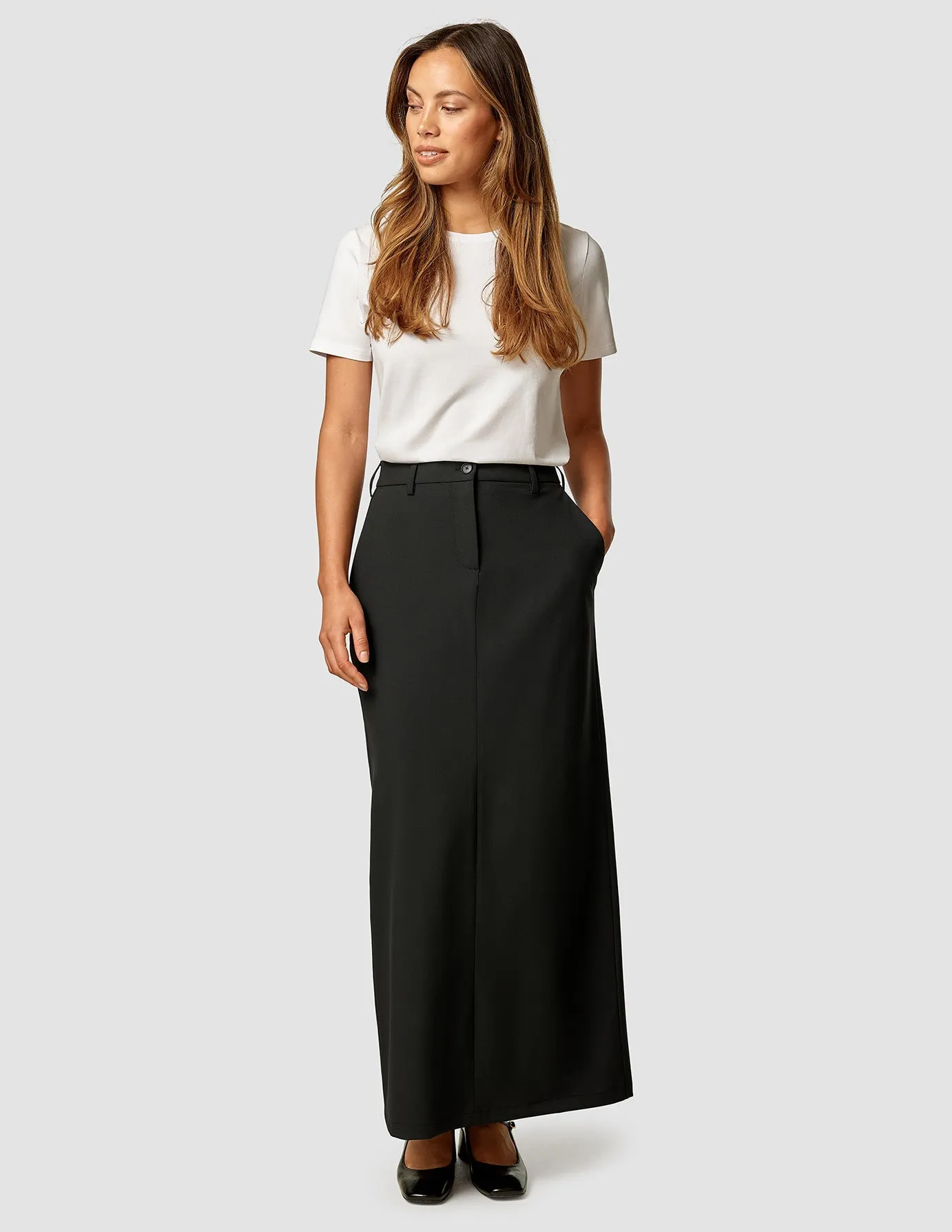 Essential Maxi Skirt Black