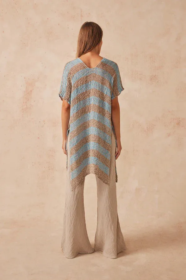 Estilo Emporio Solace Tunic - Lecce Blue Choc