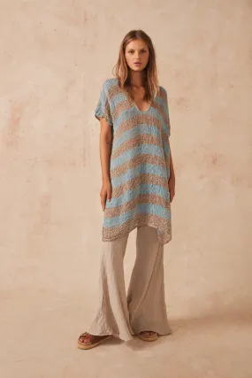 Estilo Emporio Solace Tunic - Lecce Blue Choc