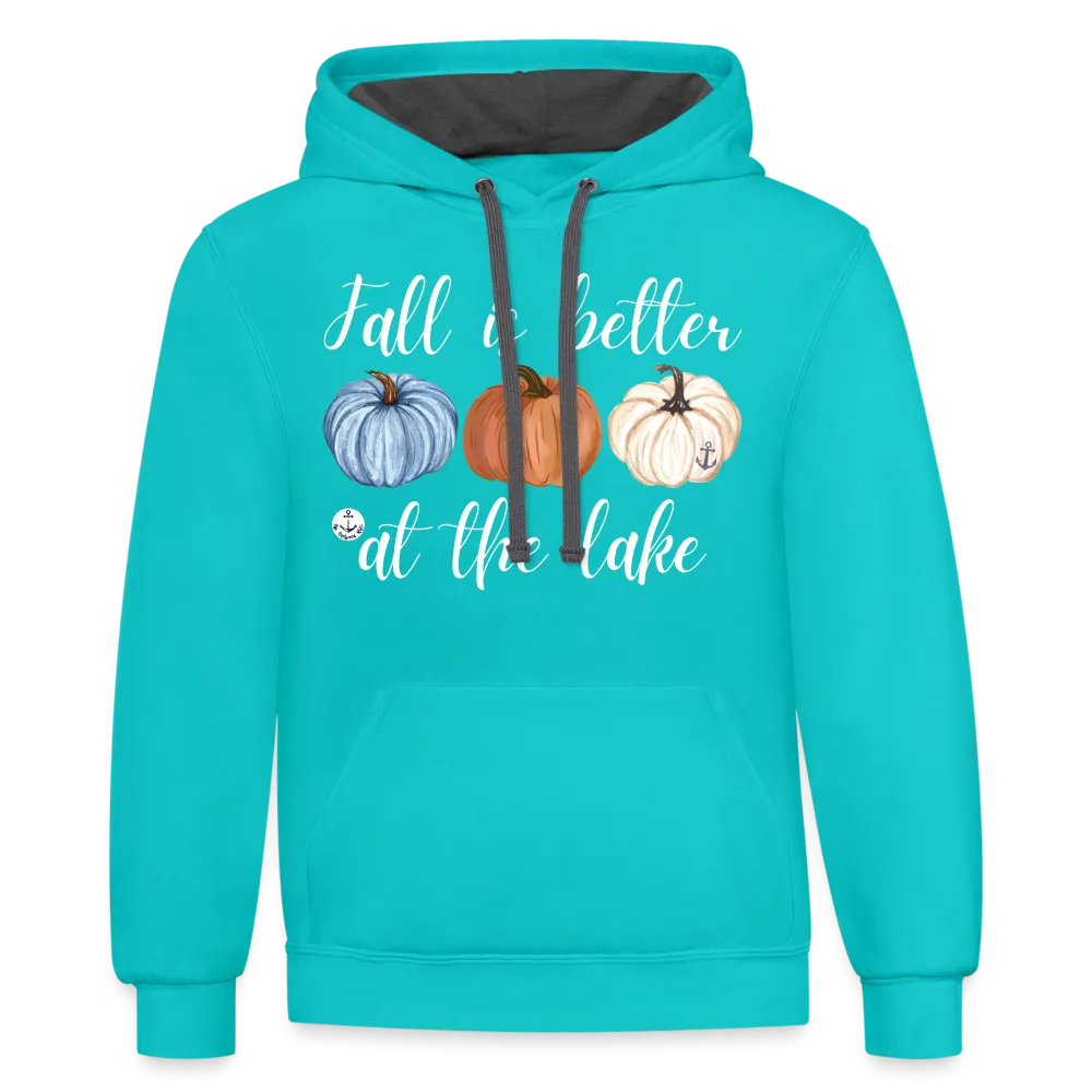 Fall is Better at the Lake Pumpkin Fall Lake Hoodie