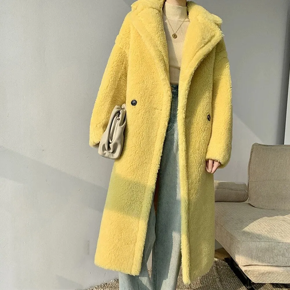 Faux Fur Teddy Loose Coat