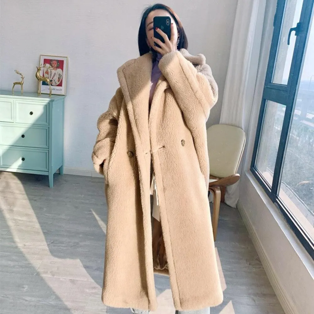 Faux Fur Teddy Loose Coat