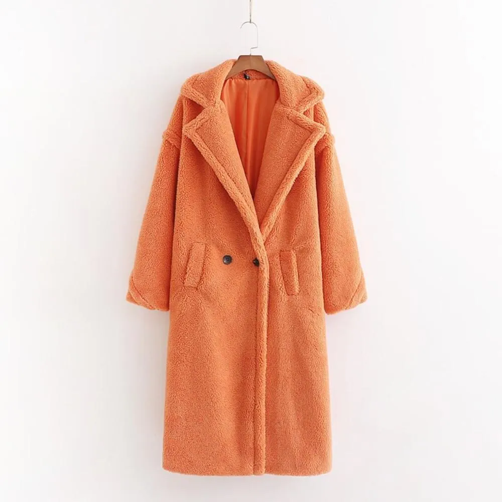 Faux Fur Teddy Loose Coat