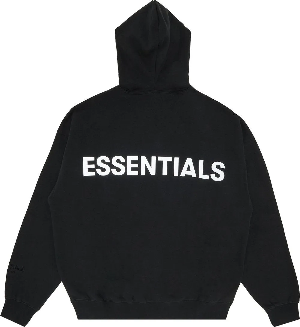 Fear of God Essentials 3M Logo Pullover Hoodie 'Black' (FW19)