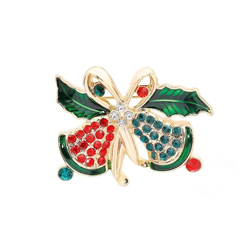 Festive Christmas Themed Brooch Pins