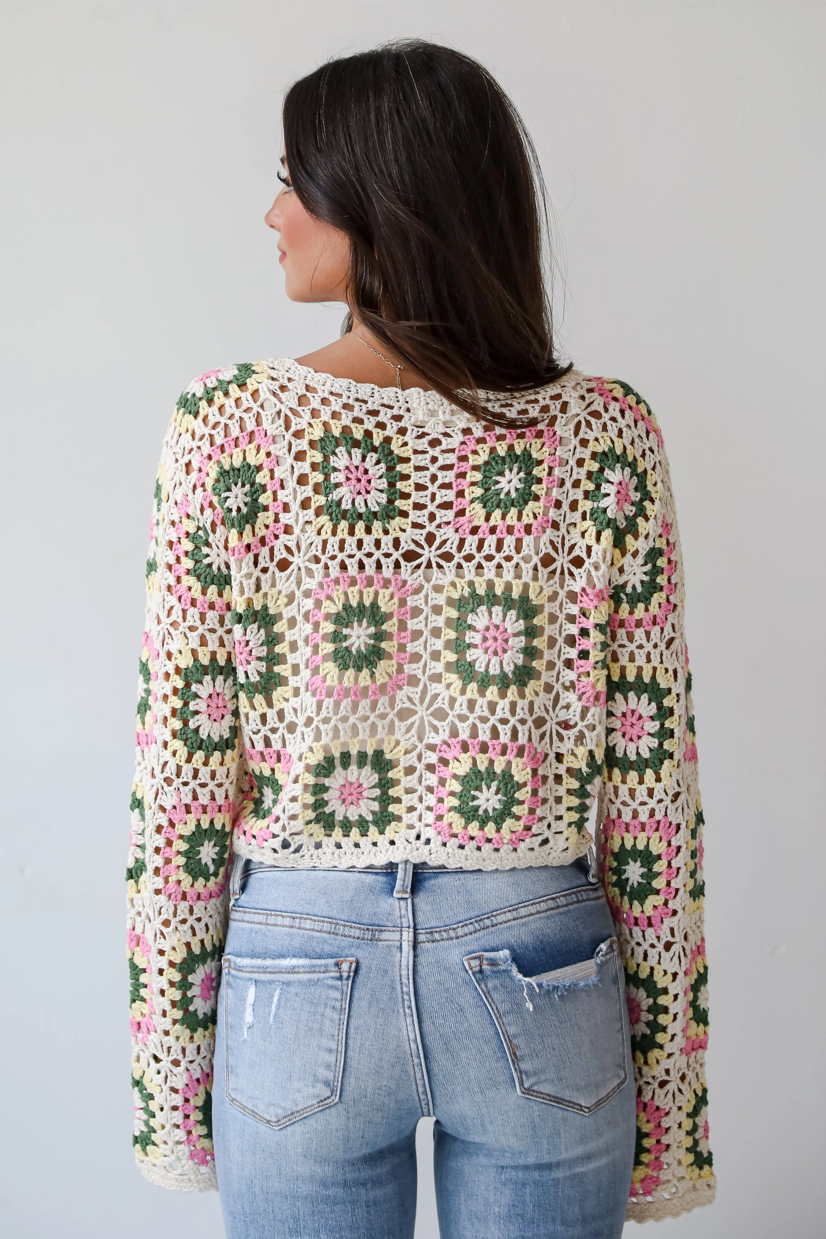 FINAL SALE - Cultivated Coolness Crochet Knit Top