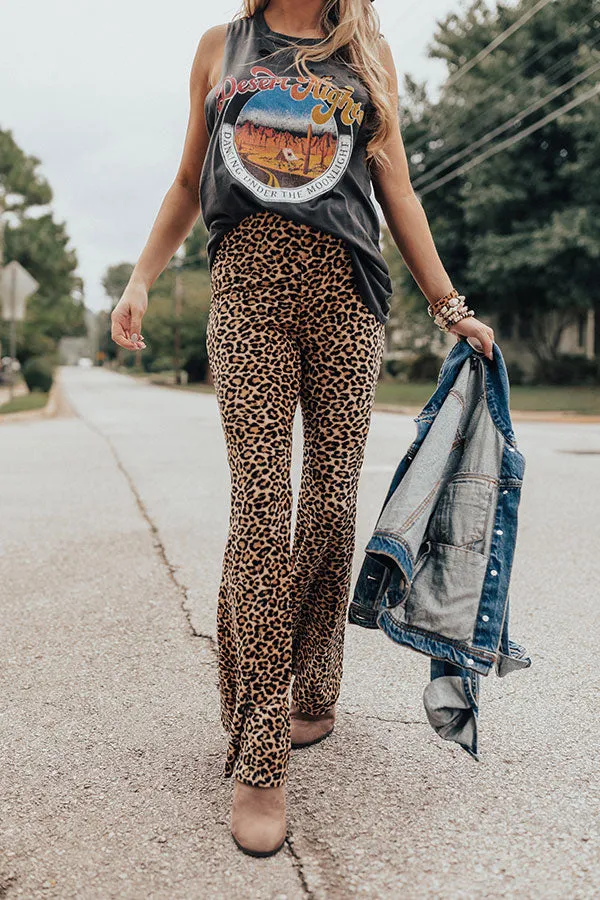 Flair For Fashion Leopard Pants