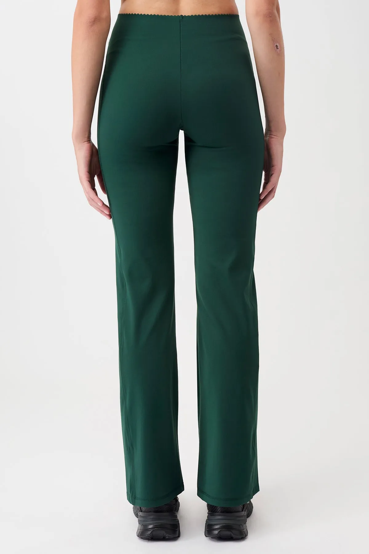 Flared Workout Pants Seaweed