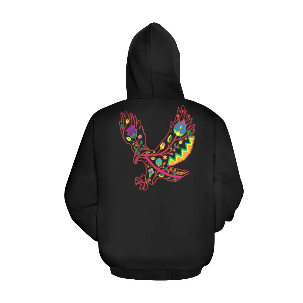 Floral Eagle Hoodie for Men (USA Size)