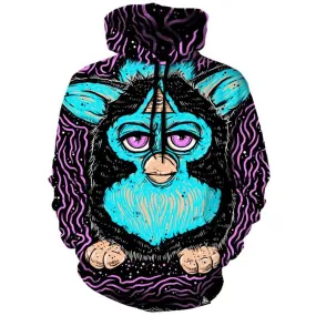 Furbex Hoodie Sweatshirts Cute Animal 3D Print Hoodies