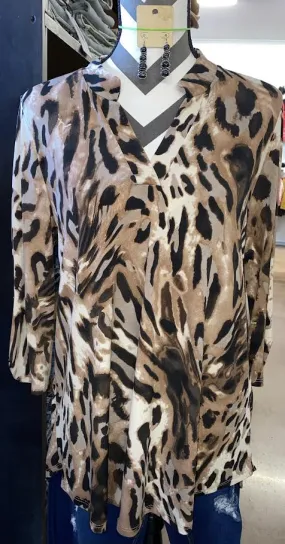 GABBY ANIMAL PRINT TOP