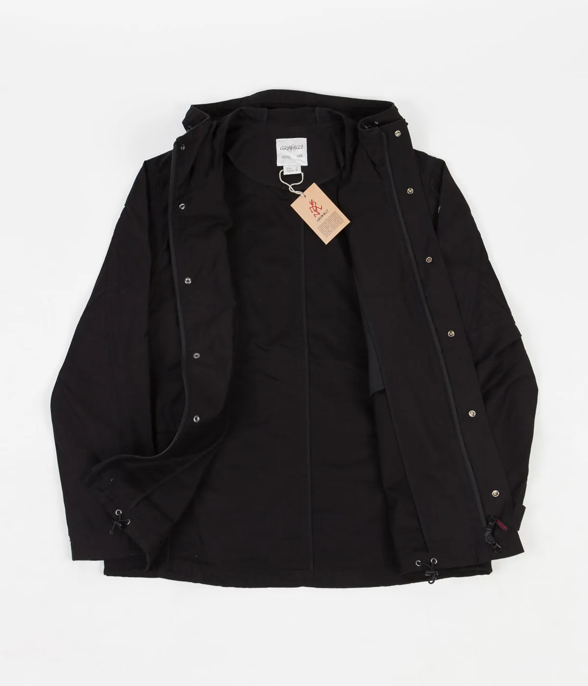 Gramicci Back Satin Mountain Parka - Black