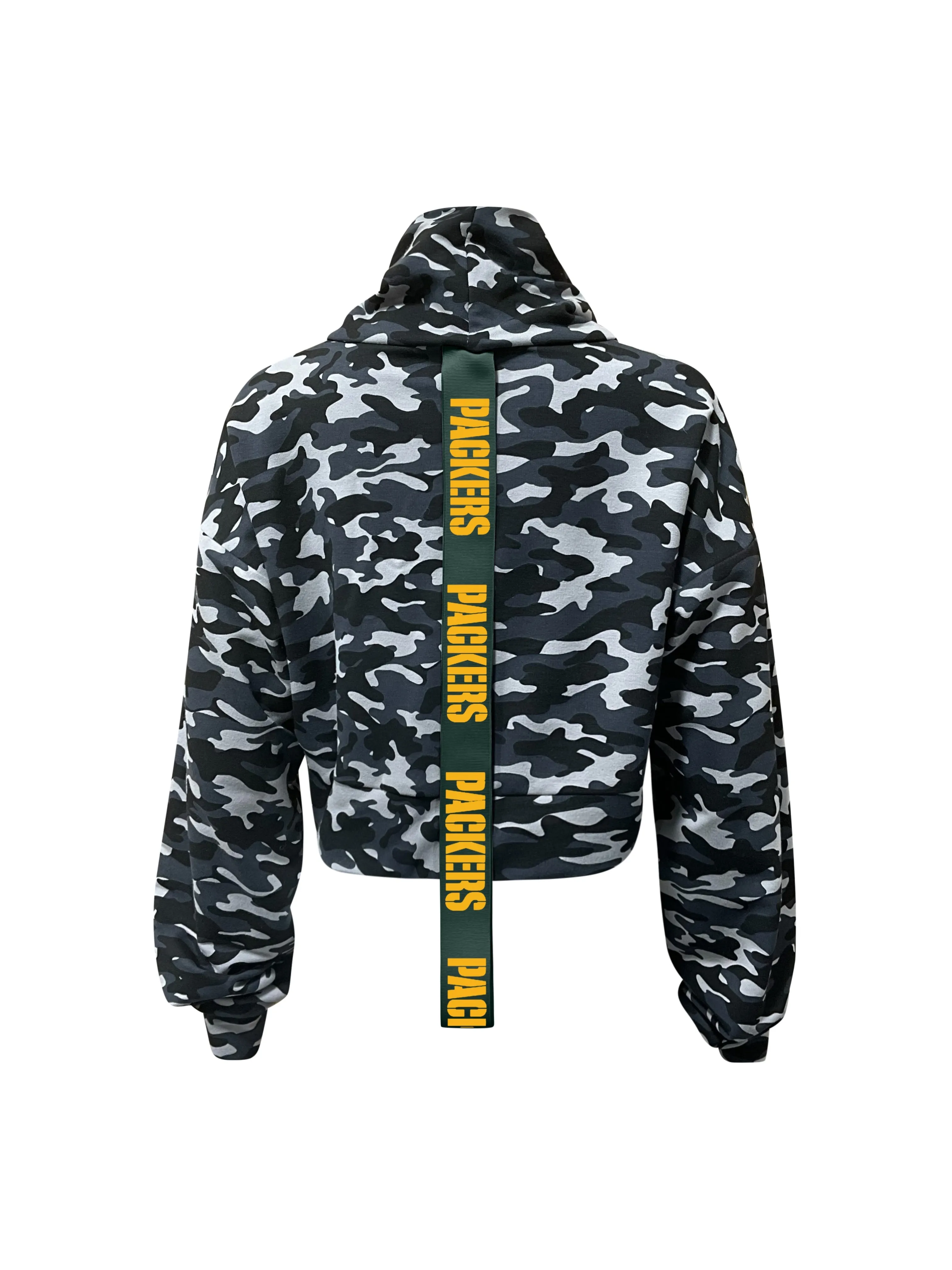 Green Bay Packers Crop Camo Sweatshirt