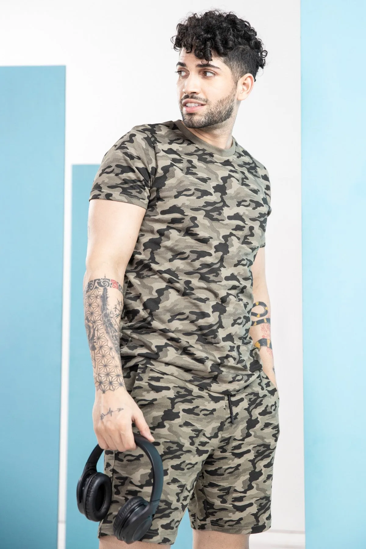 Green Camouflage T-Shirt - S21 - MT0093R