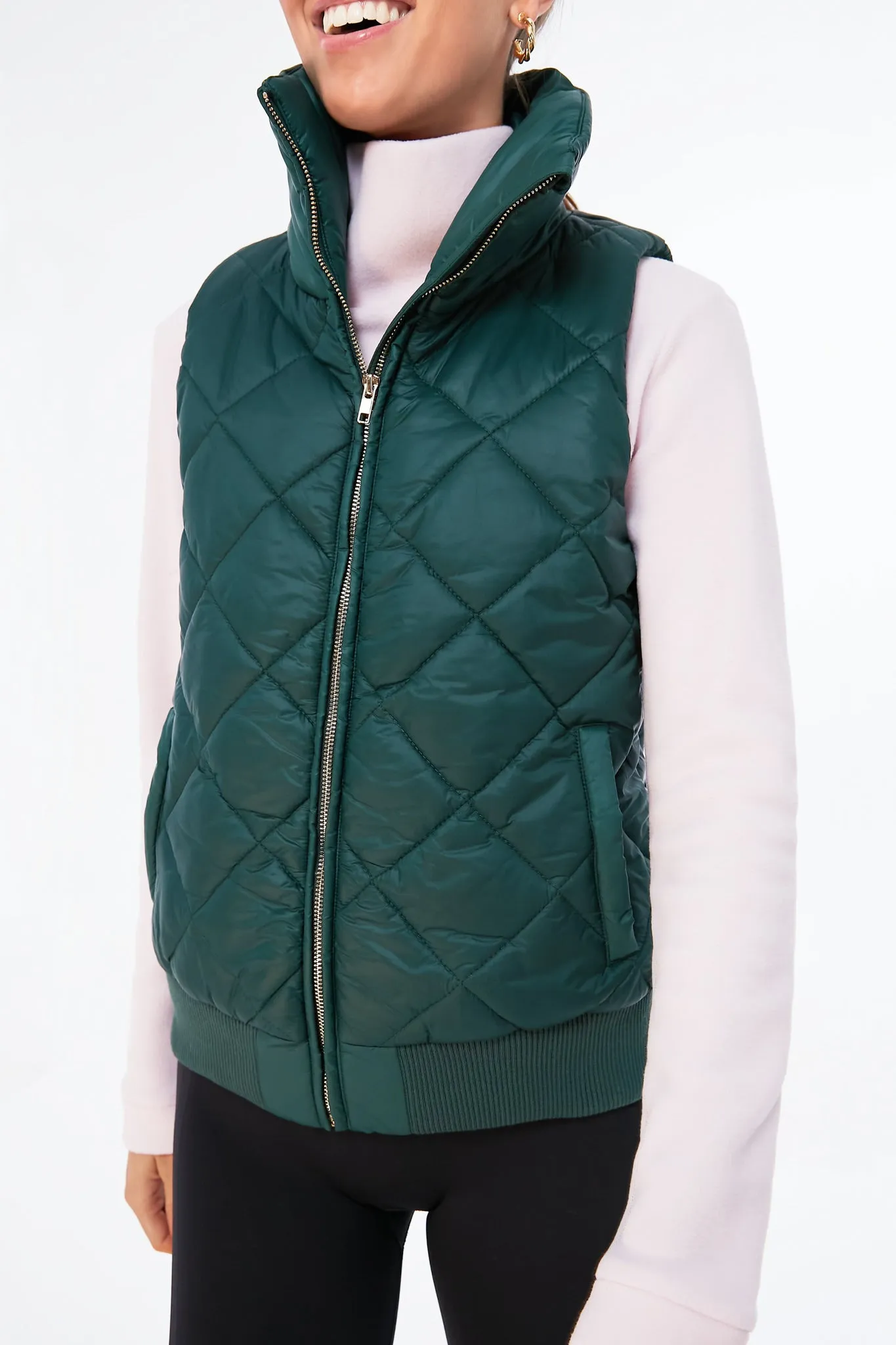 Green Jackson Quilted Vest