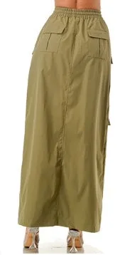 Highlight HS433 Cargo Maxi Skirt