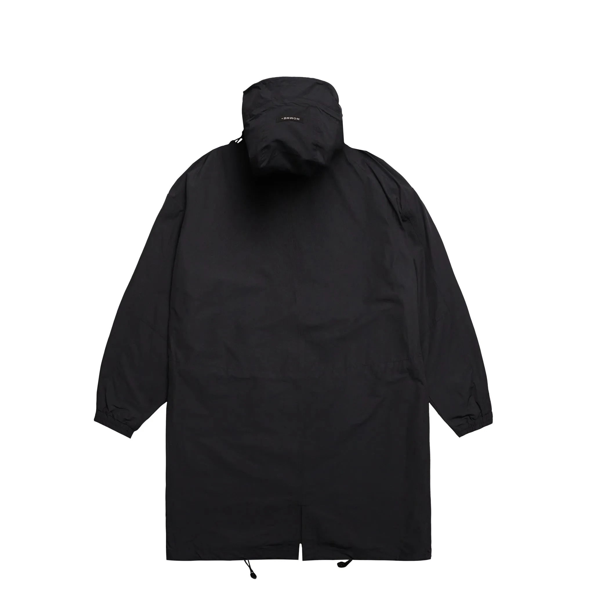 HOMME  Cargo Pocket Trench Coat Charcoal