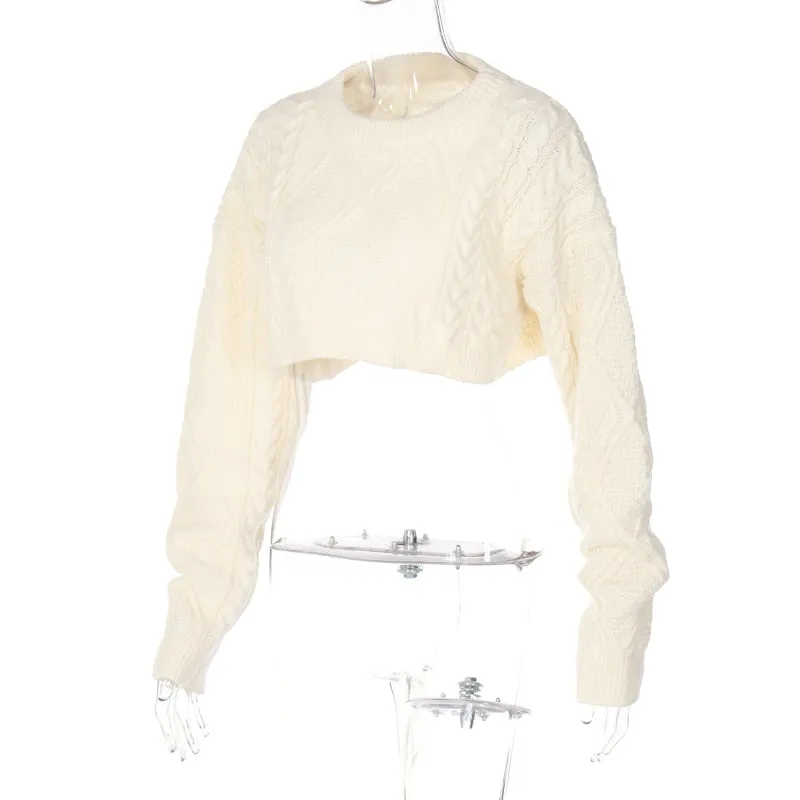 I Had It My Way Crop Sweater