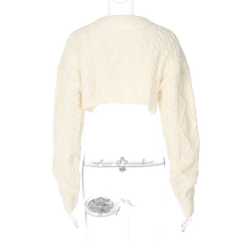 I Had It My Way Crop Sweater