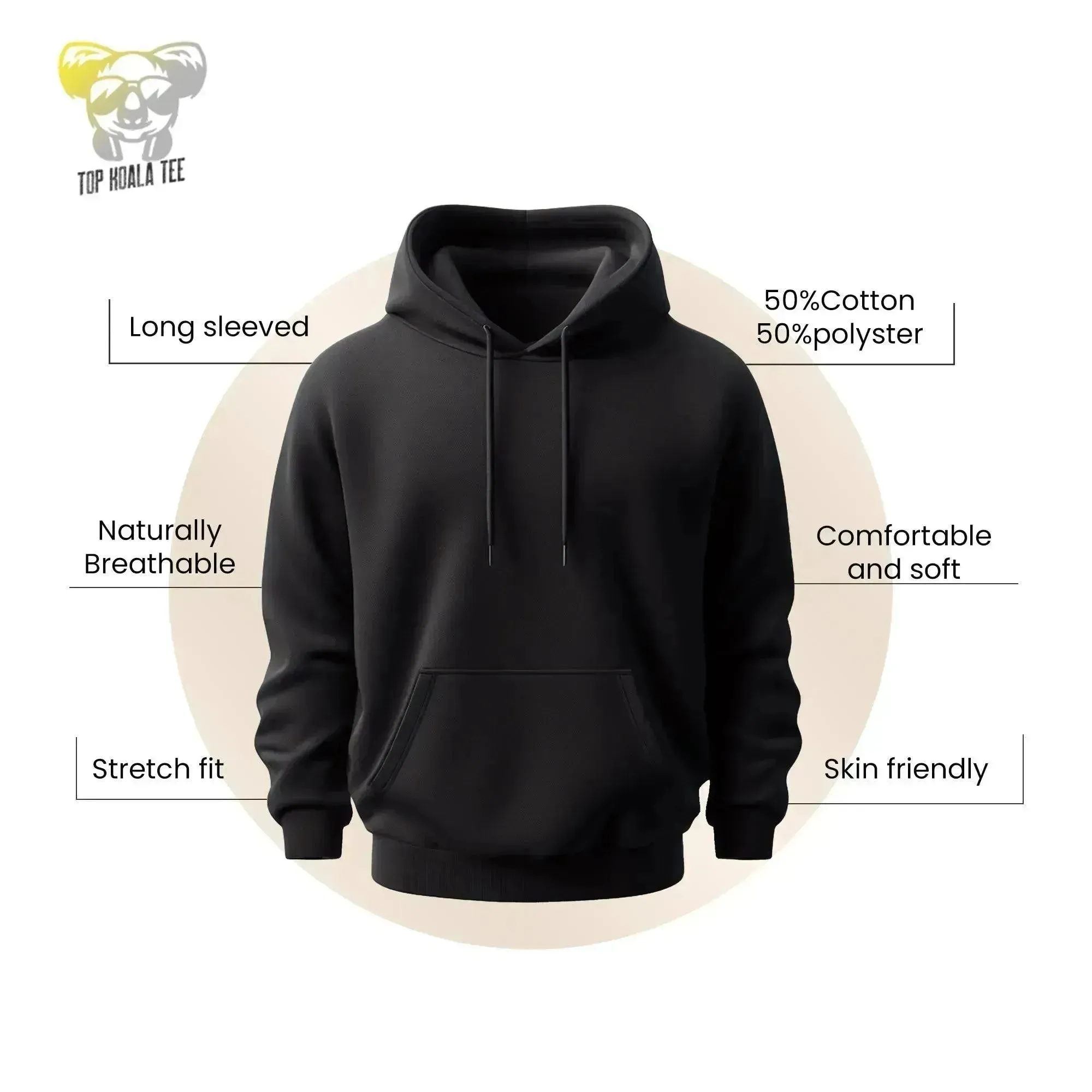 Irish Italian Drinking Team Hoodie Midweight Blended Cotton Unisex Pullover