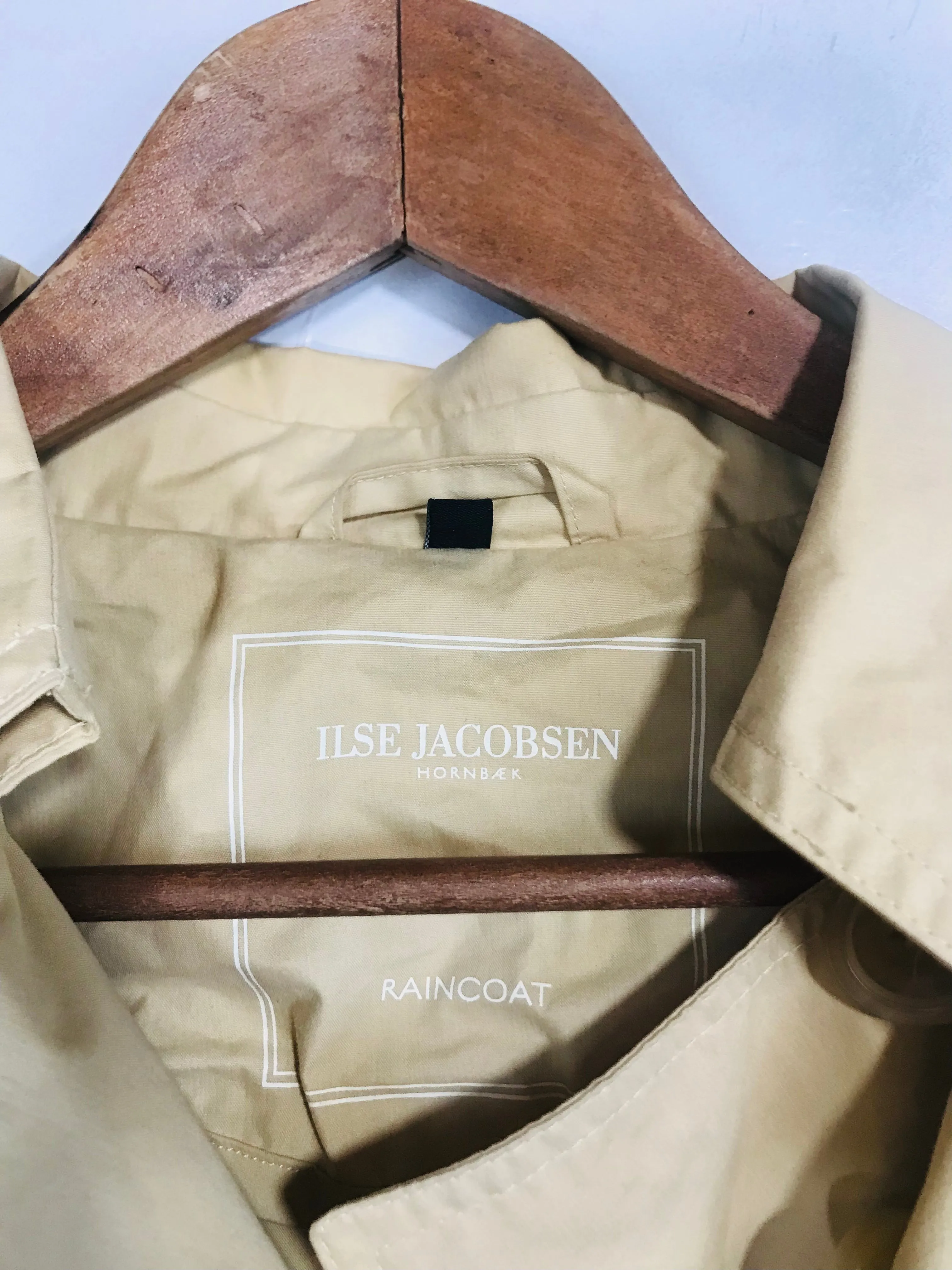 Isle Jacobsen Women's Waterproof Rain Trench Coat | EU36 UK8 | Beige