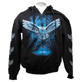 J&L Imports Men's Owl  Zip-Up Hoodie