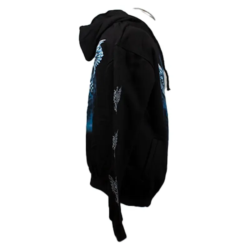 J&L Imports Men's Owl  Zip-Up Hoodie