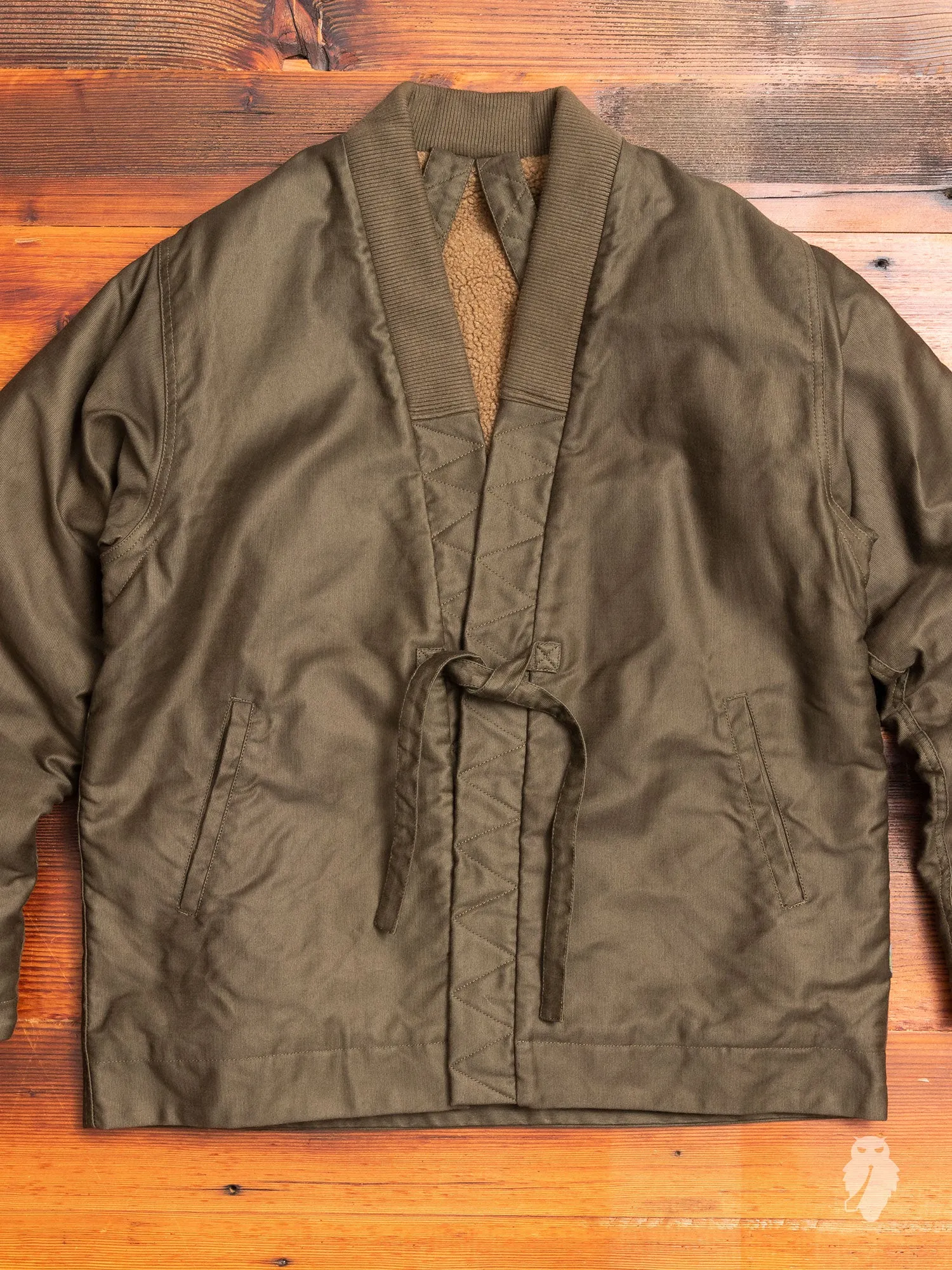 Kimono Deck Jacket in Olive