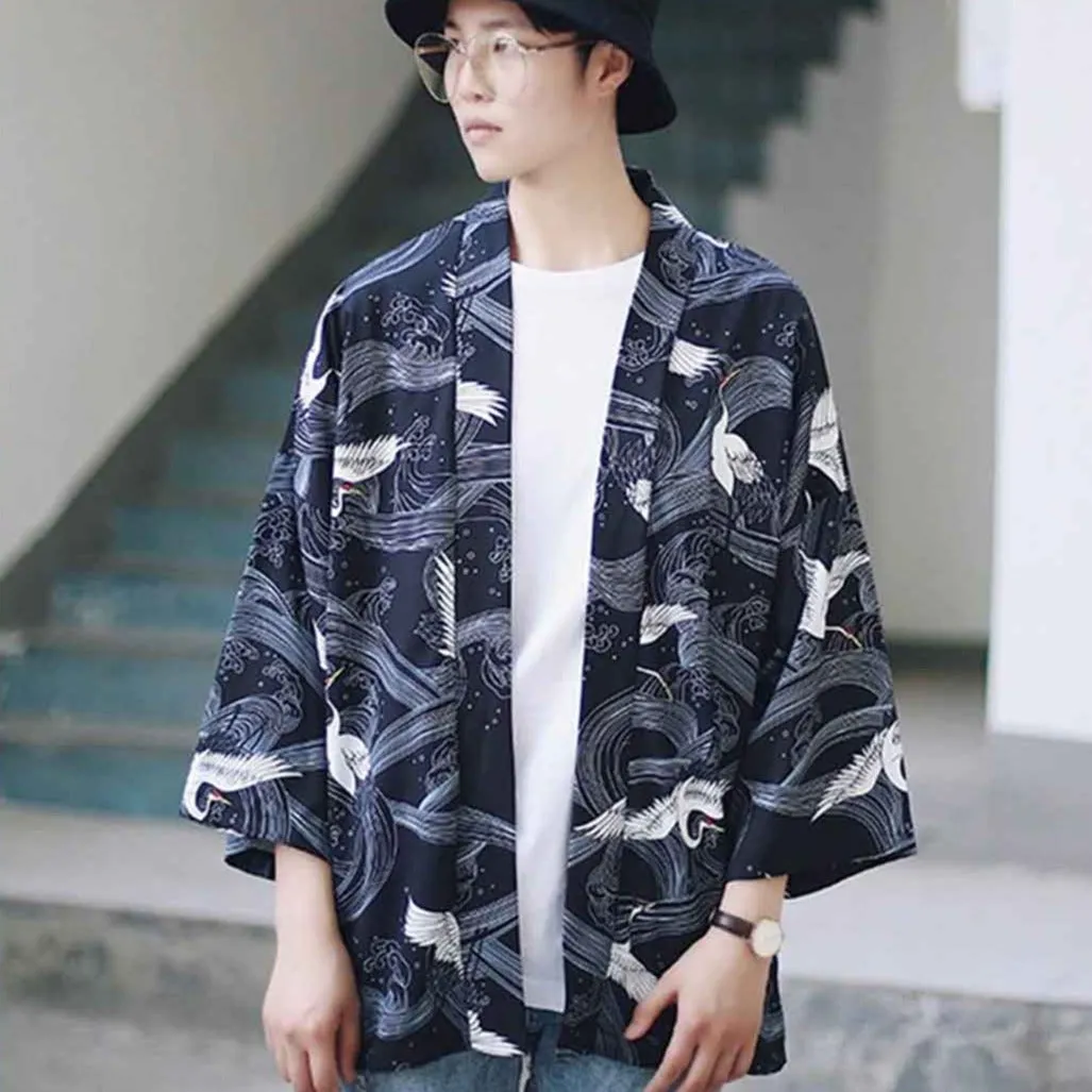 Kimono Style Men's Jacket