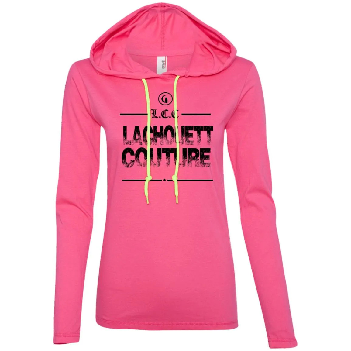 LaChouett Grunge Ladies' LS T-Shirt Hoodie