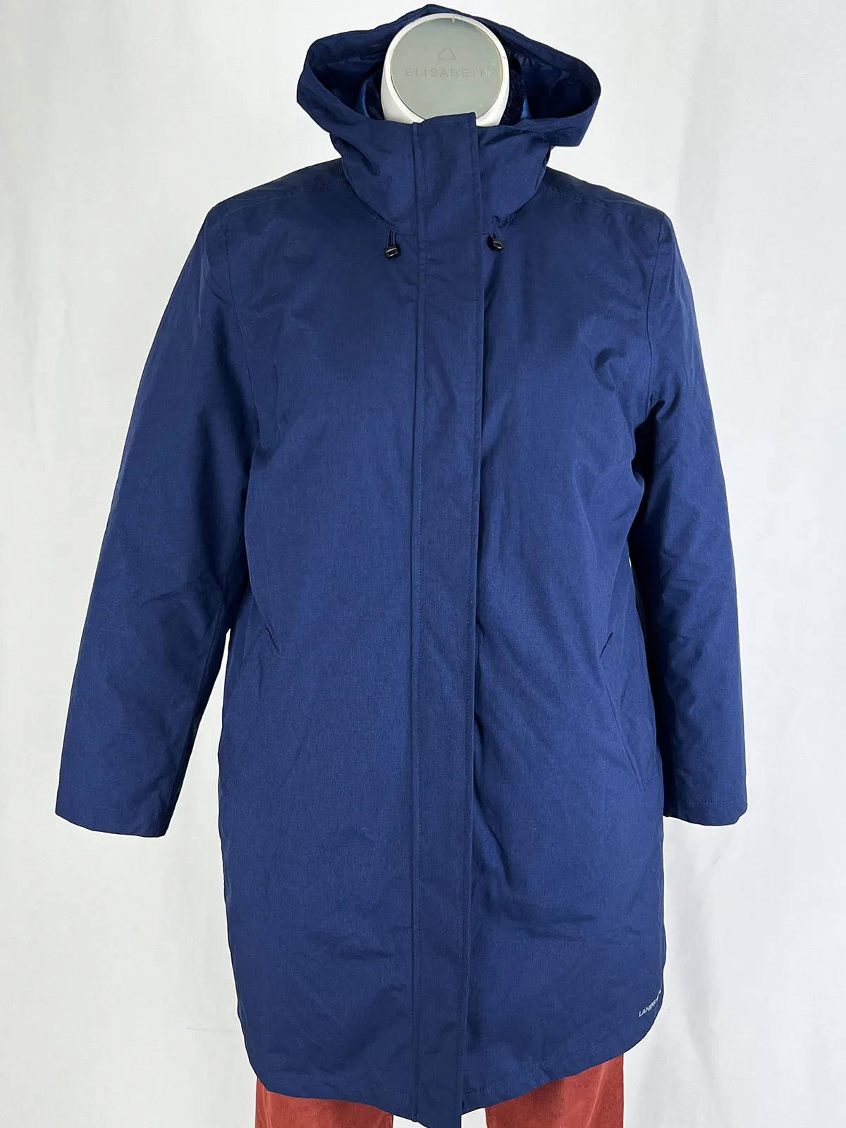 Lands' End Size XL (16/18) Blue Winter Parka Coat NWT