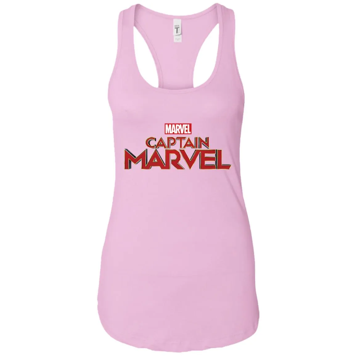 Marvel Captain Marvel Movie Logo Red Women Tank Top