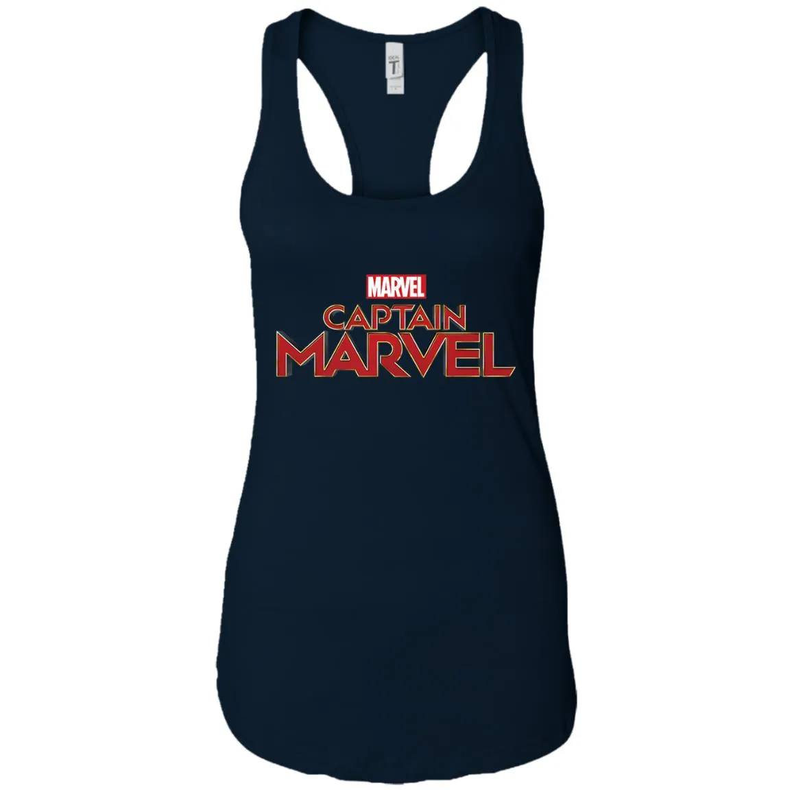 Marvel Captain Marvel Movie Logo Red Women Tank Top