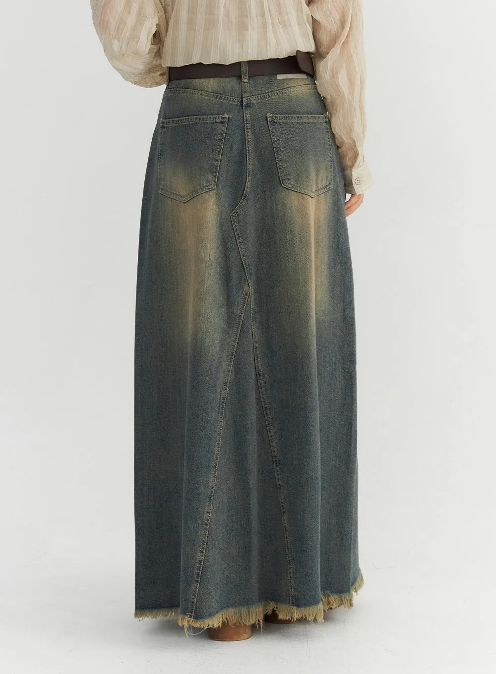 Maxi Denim Skirt CO306