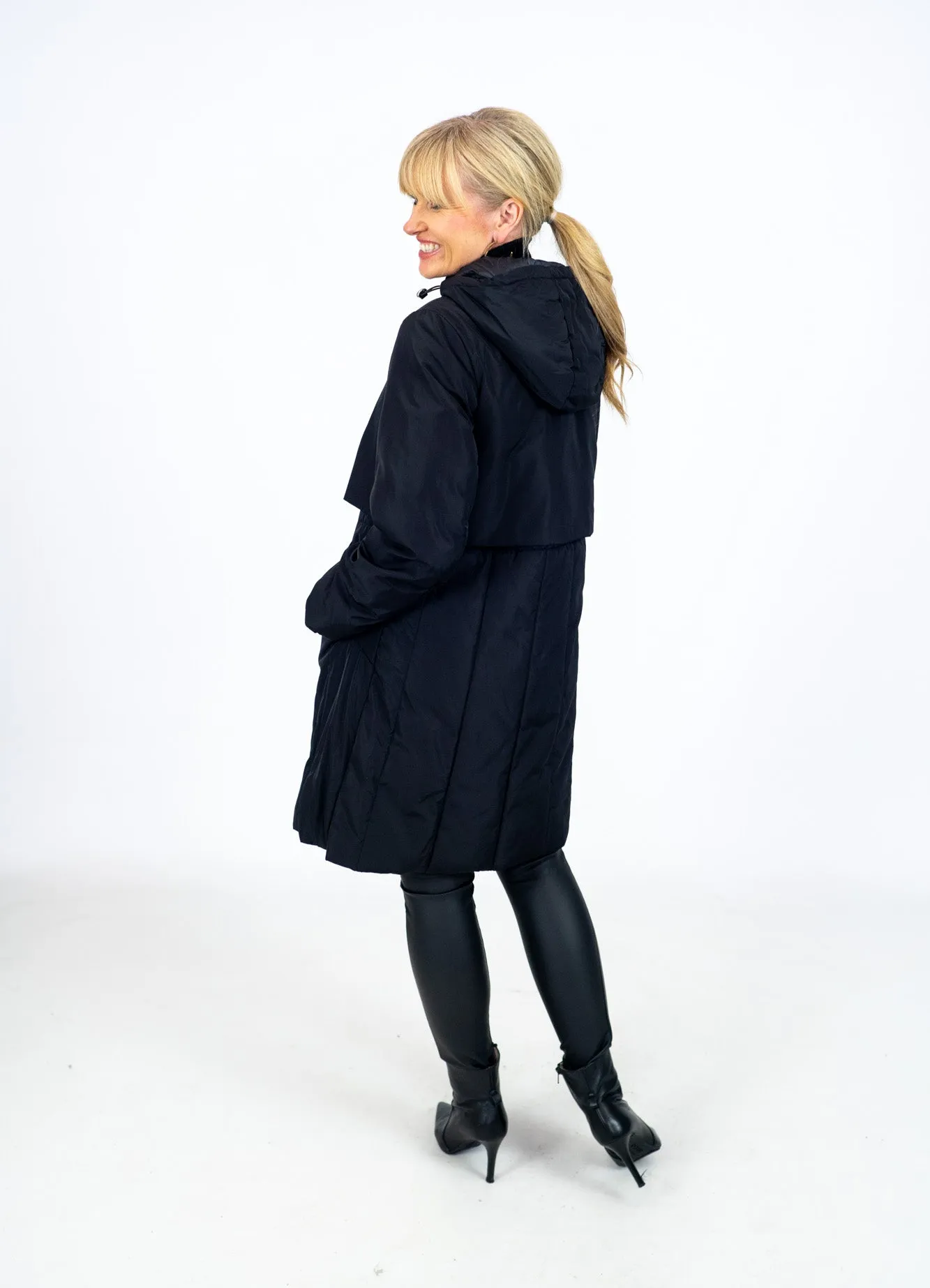 Md'M Black Parka