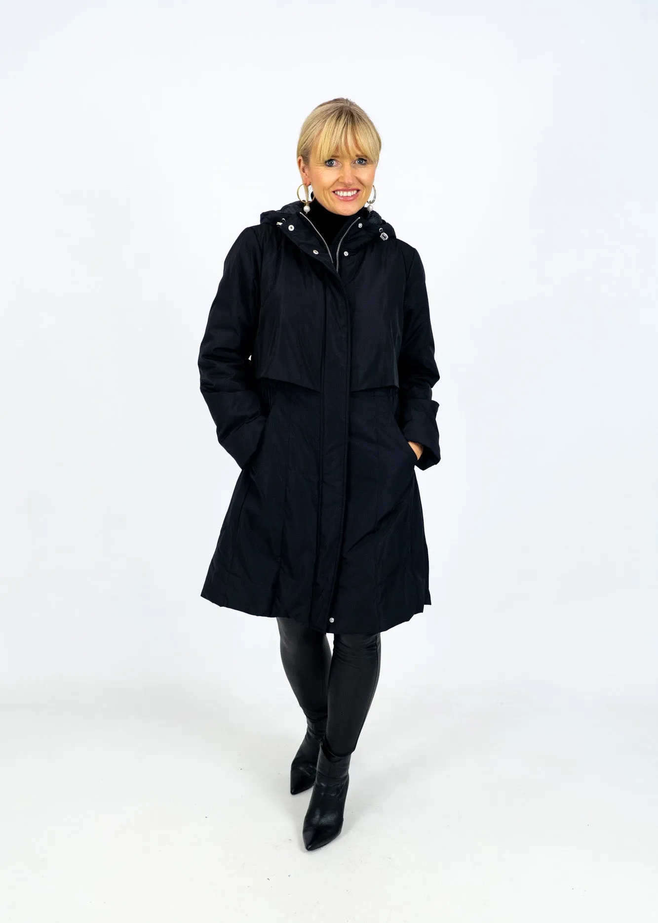 Md'M Black Parka