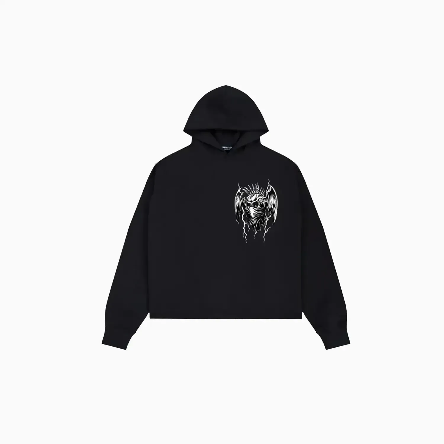 Men's Bad Habits Cropped Fleece Hoodie