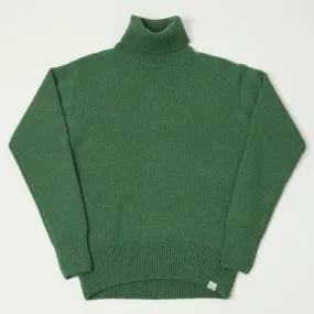 Merz b. Schwanen LOCT01 Turtleneck Knit Pullover - Moss Green