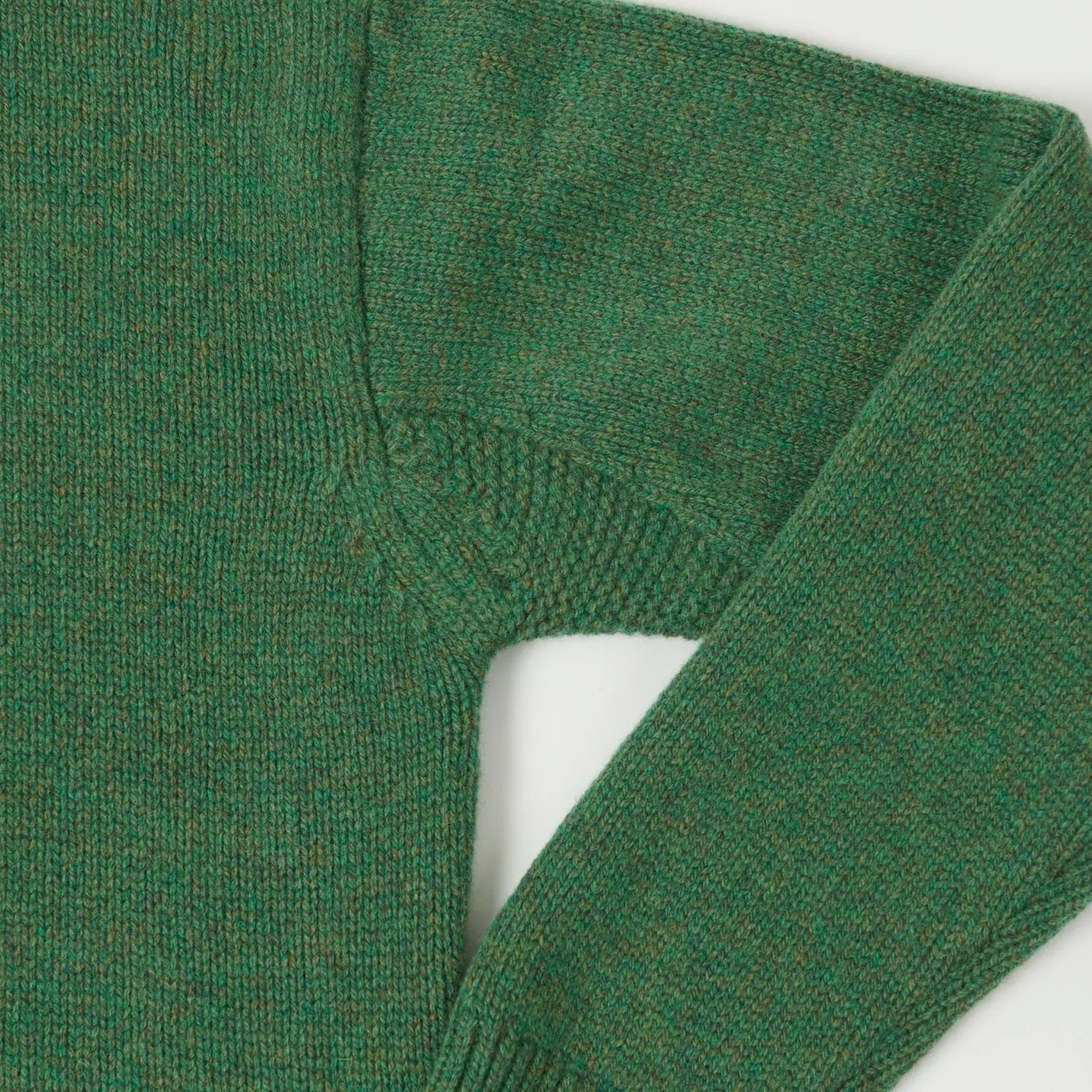 Merz b. Schwanen LOCT01 Turtleneck Knit Pullover - Moss Green