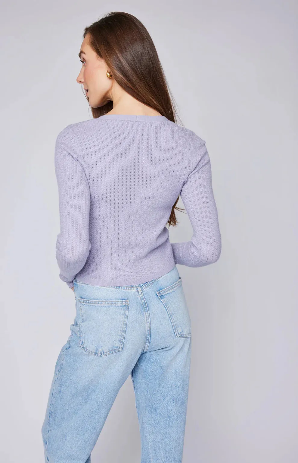 Mia Long Sleeve Top-Orchid