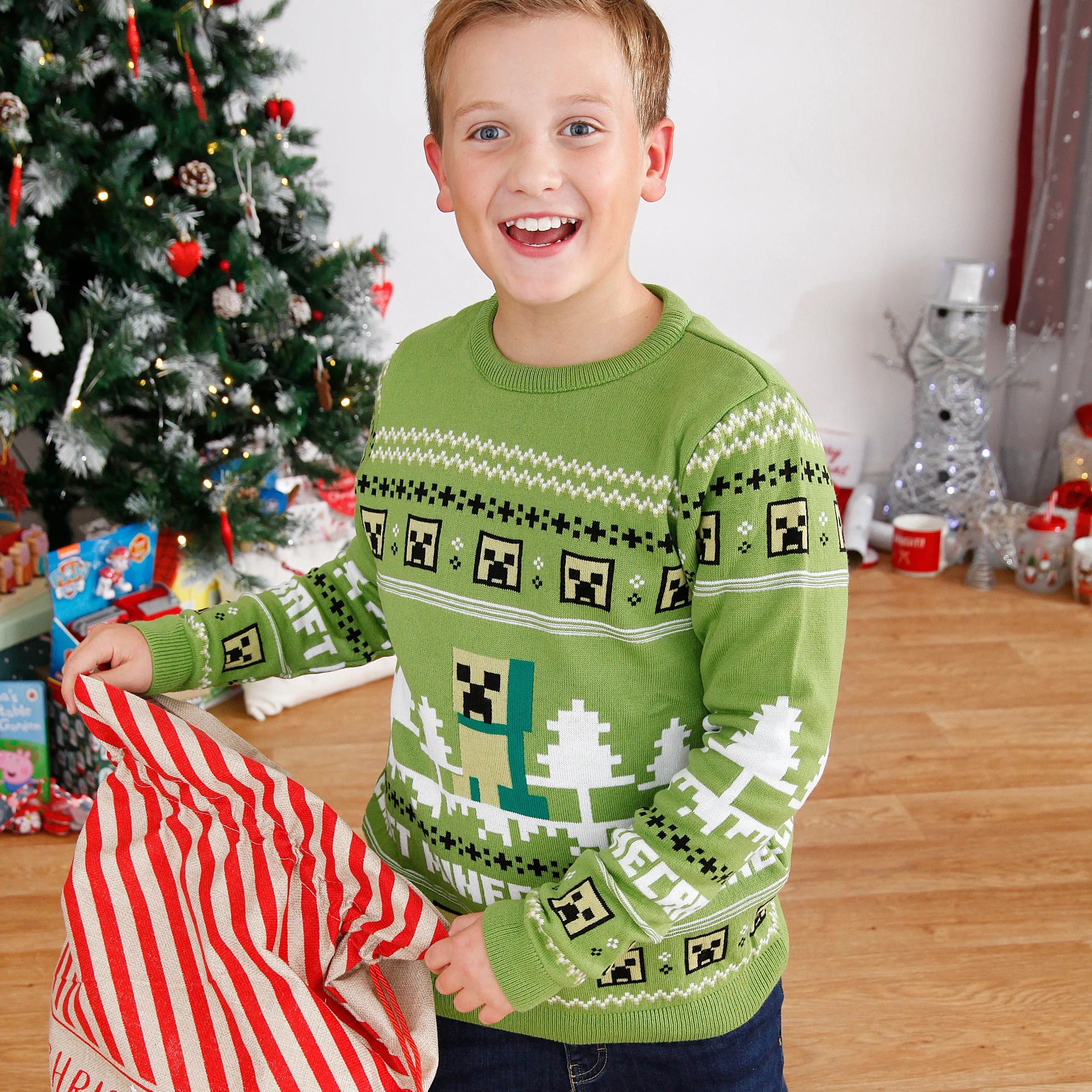 Minecraft Christmas Jumper