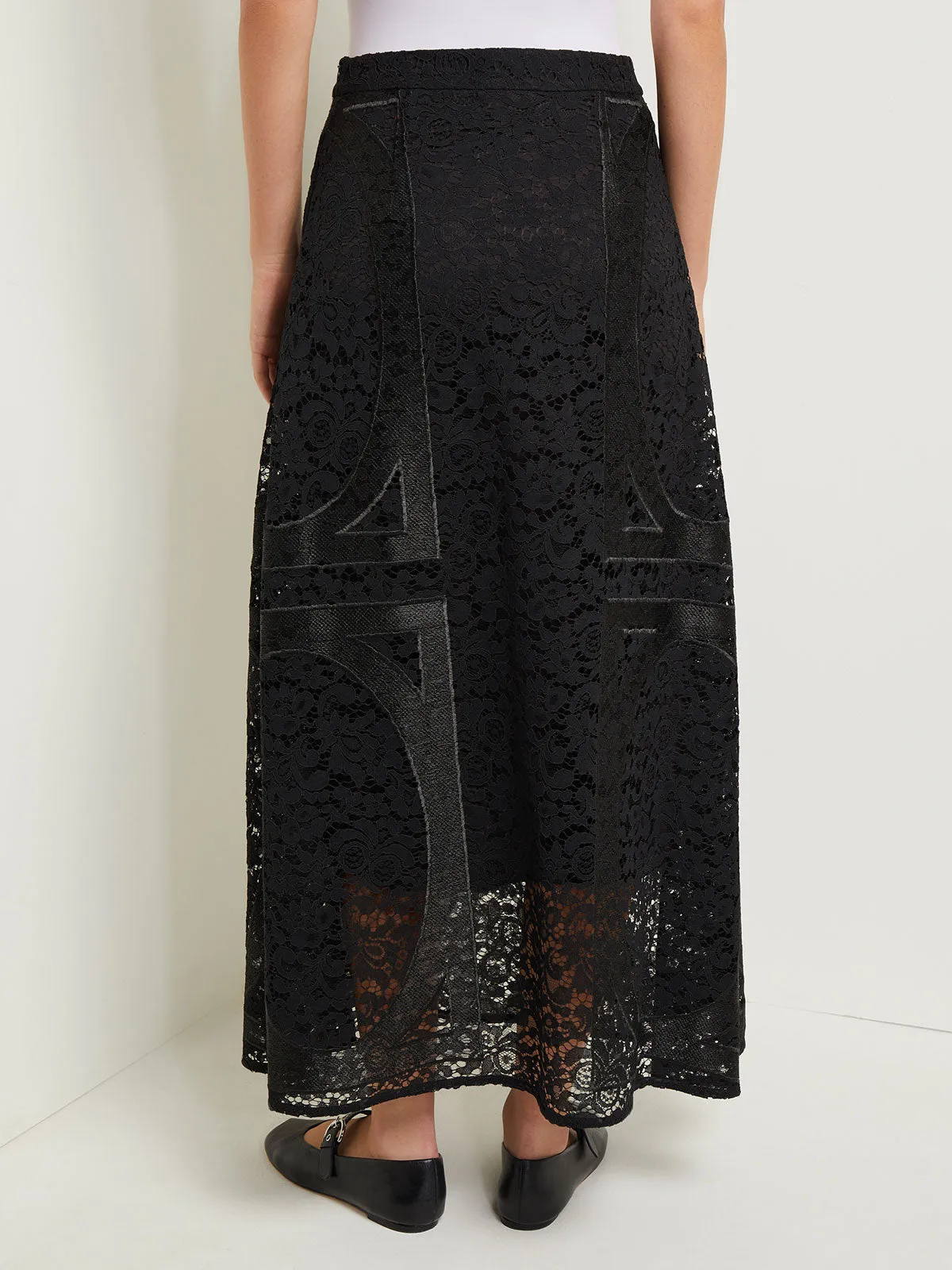 Modern Fit Textural Woven Maxi Skirt