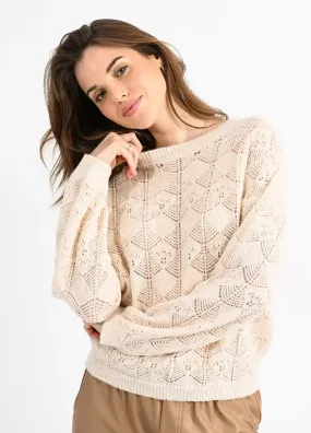 Molly Bracken Pointelle Sweater