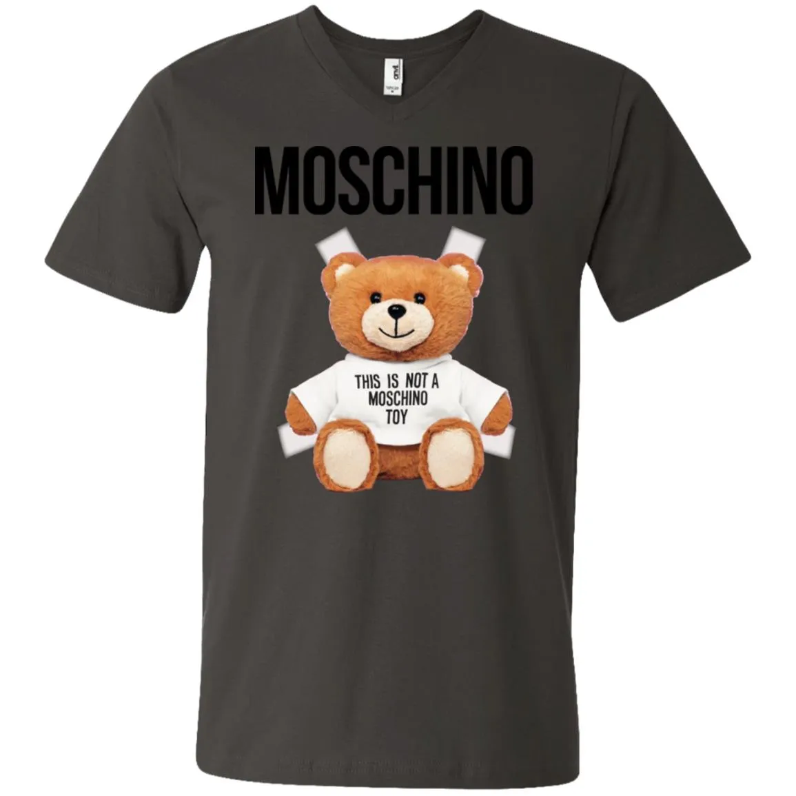 Moschino T-shirt Men V-Neck T-Shirt