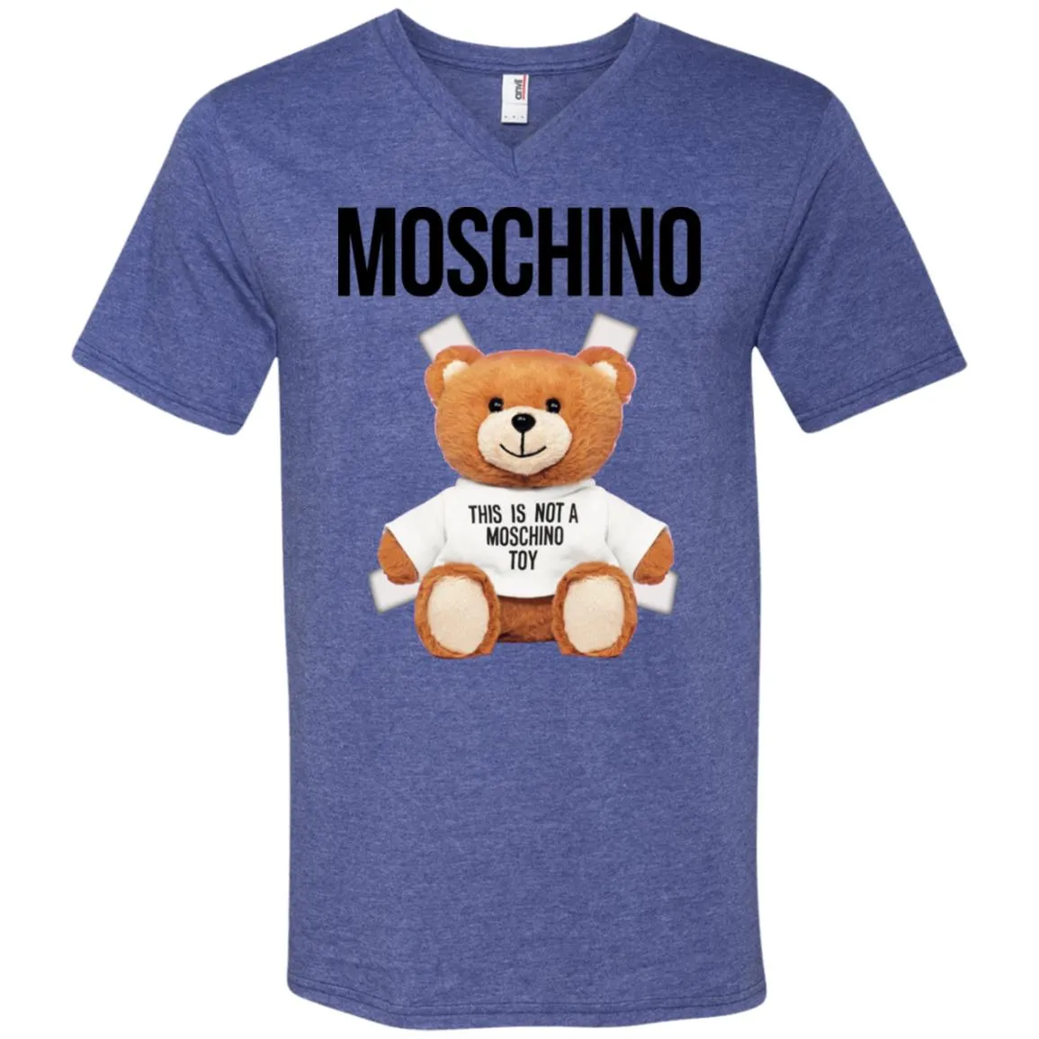 Moschino T-shirt Men V-Neck T-Shirt