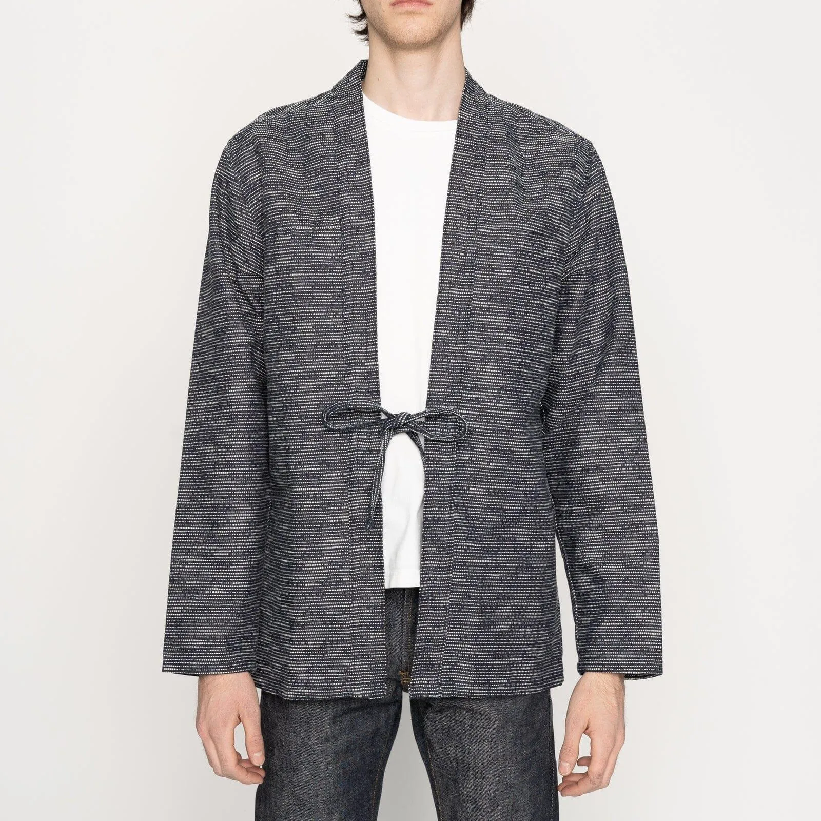 Naked & Famous - Kimono Shirt - Slub Sashiko Denim