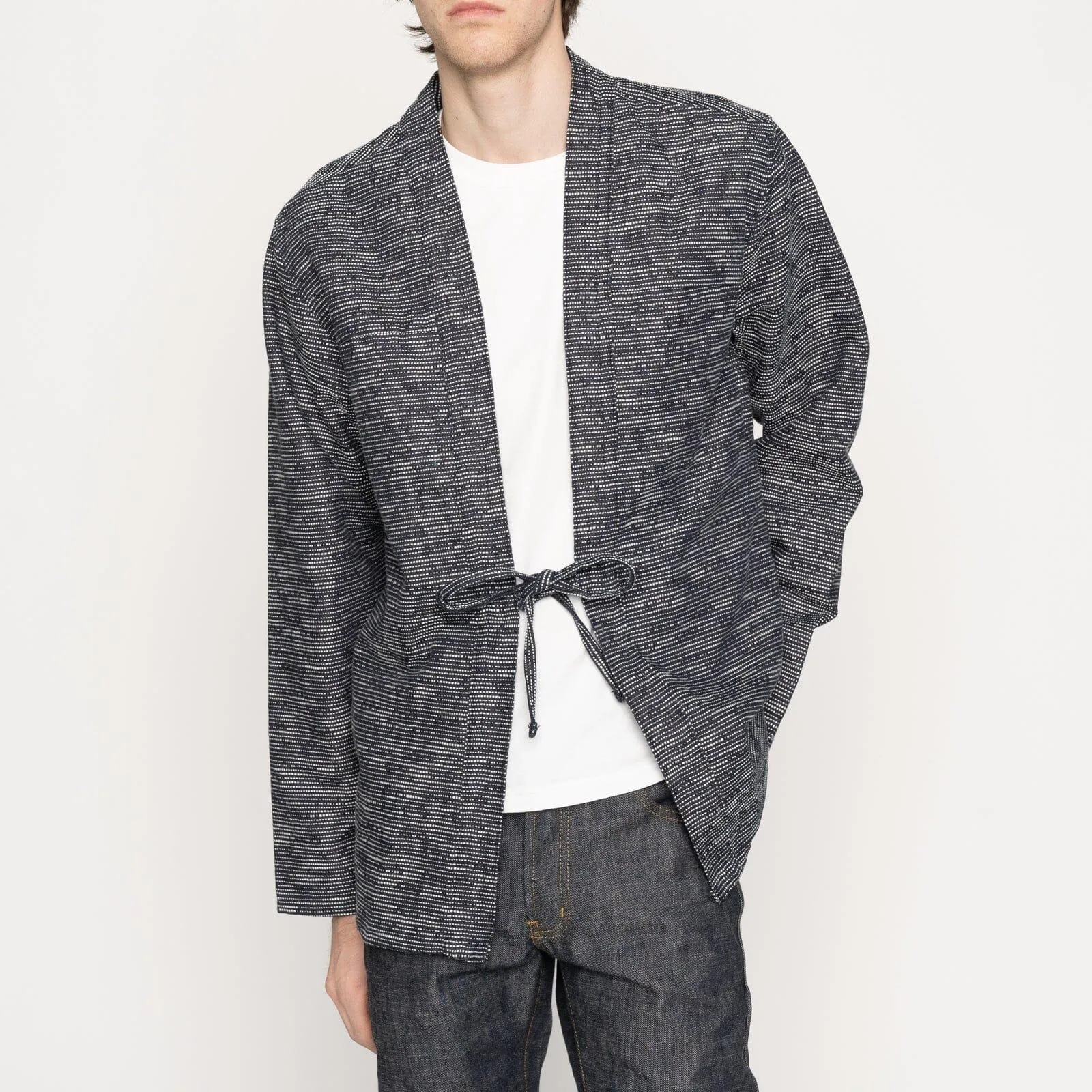 Naked & Famous - Kimono Shirt - Slub Sashiko Denim